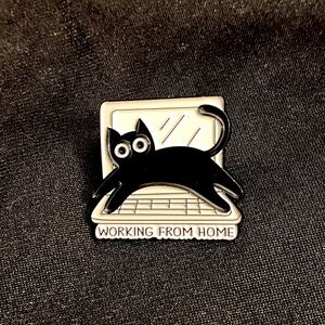 Techie Kitty Enamel Pin or Magnet | 3 for $18